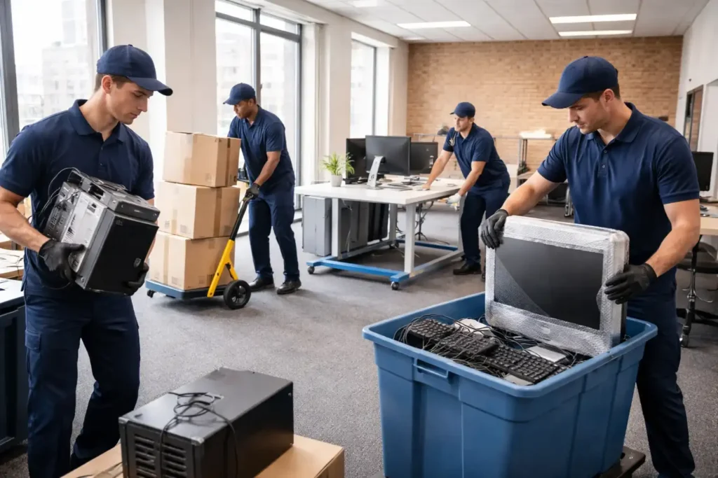 How to Safely Move Office Furniture and IT Equipment