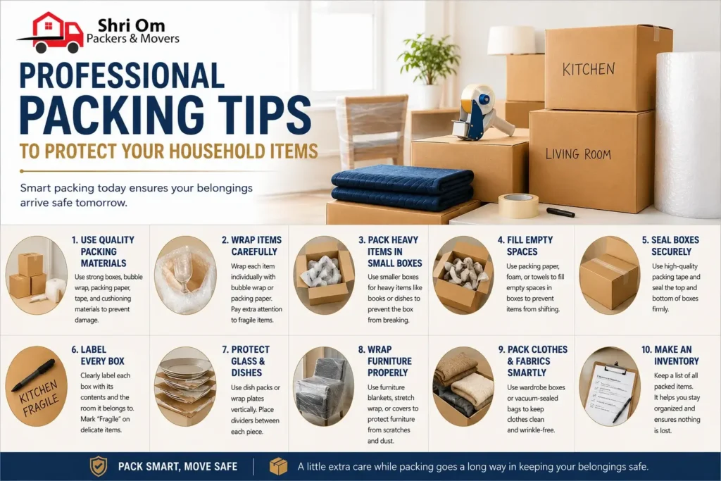 Professional Packing Tips to Protect Your Household Items