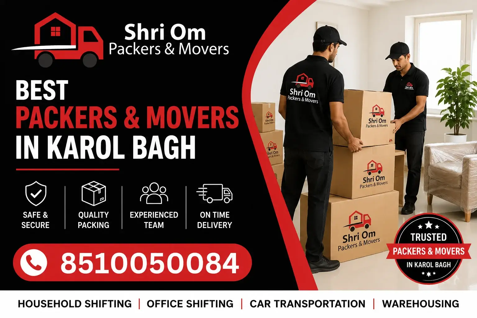 Best Packers and Movers in Karol Bagh