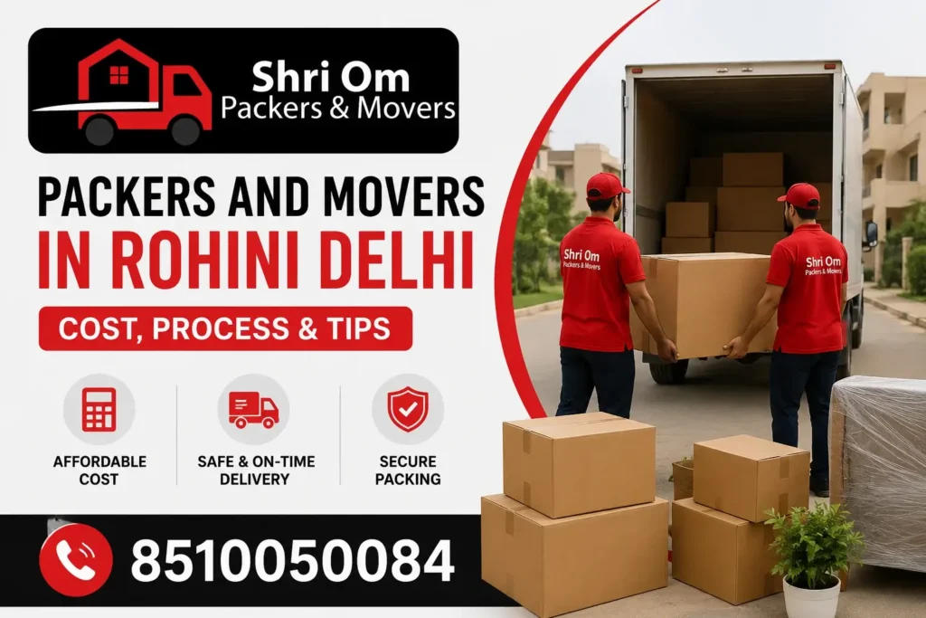 Packers and Movers in Rohini Delhi: Cost, Process & Tips