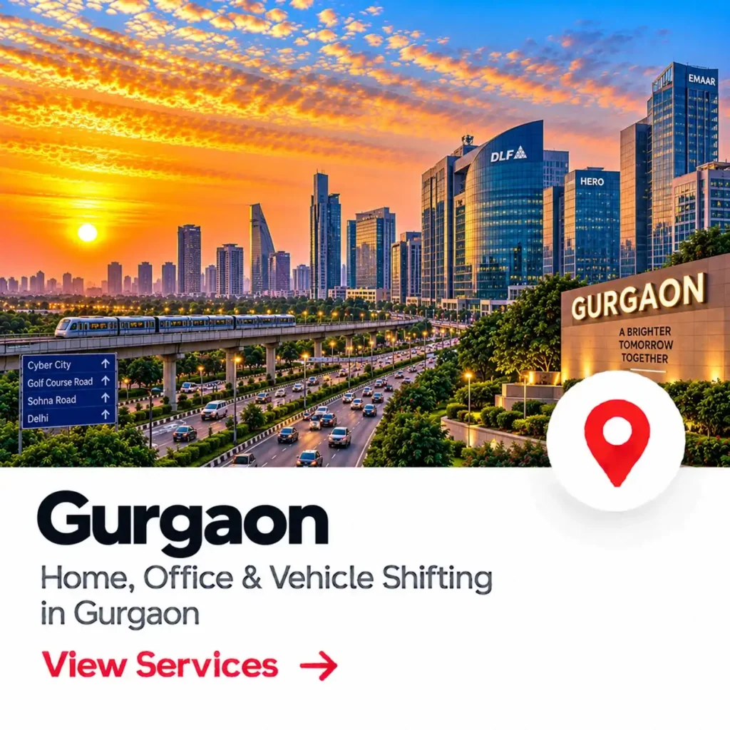packers and movers in Gurgoan