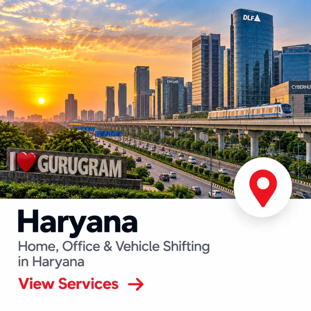 packers and movers in Haryana