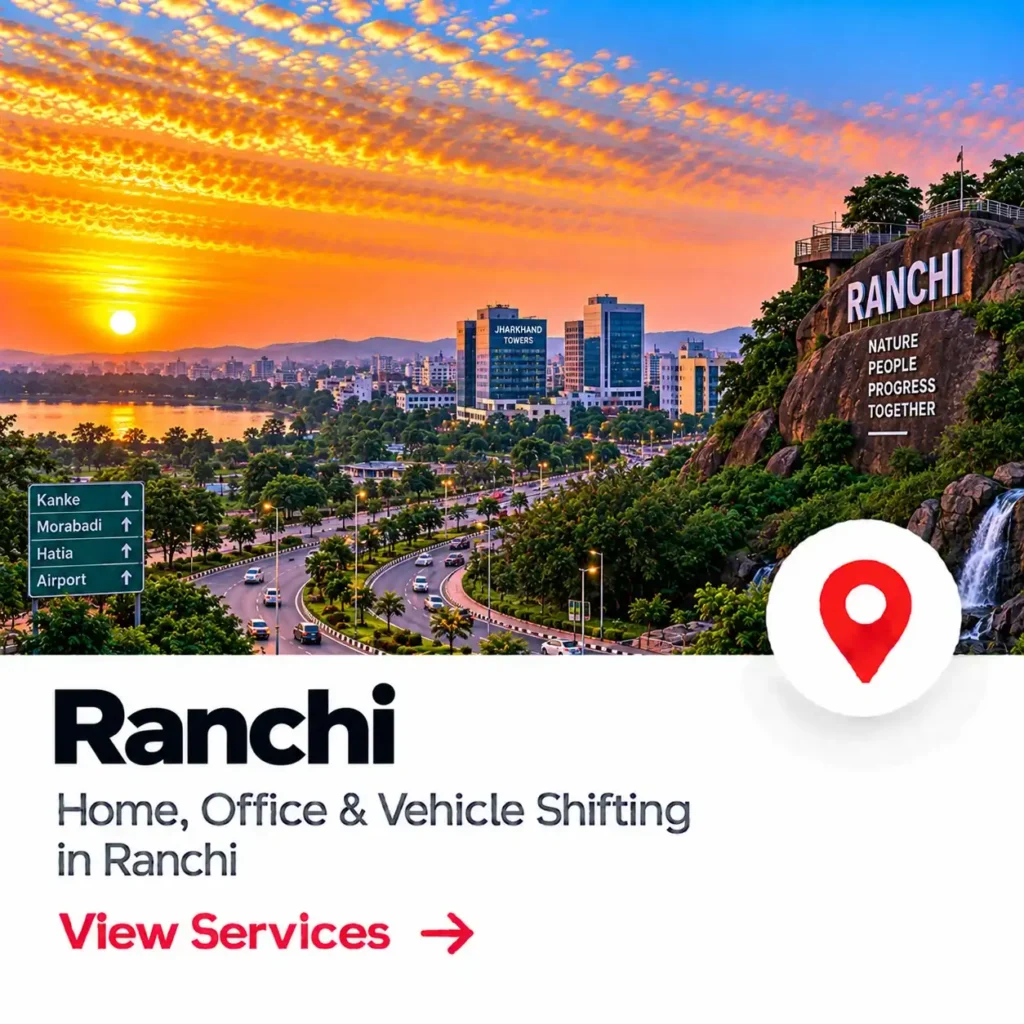 packers and movers in Ranchi